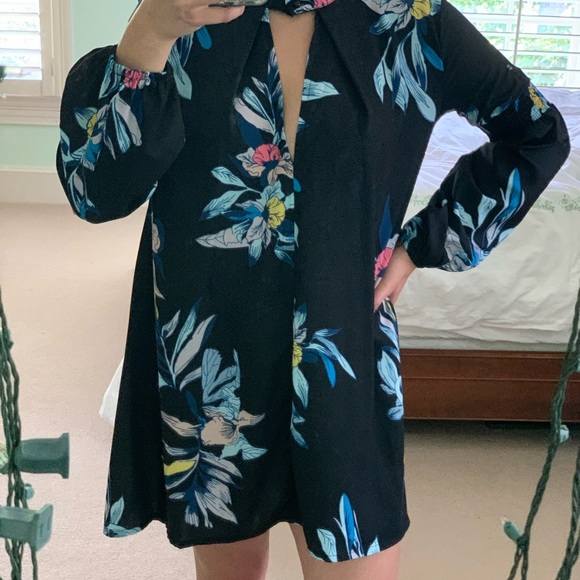 Blue Tree Swing Trapeze Dress - Picture 7 of 9